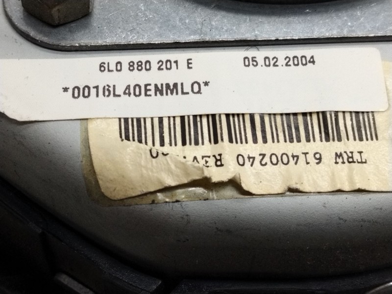 Recambio de airbag delantero izquierdo para seat cordoba berlina (6l2) fresh referencia OEM IAM 6L0880201E  