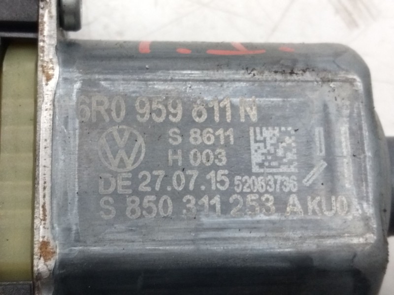 Recambio de elevalunas trasero izquierdo para volkswagen polo (6c1) fresh referencia OEM IAM 6R0959811N  