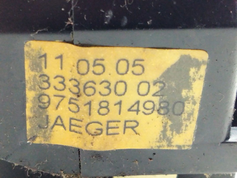 Recambio de mando luces para citroen c15 d referencia OEM IAM 9751814980  