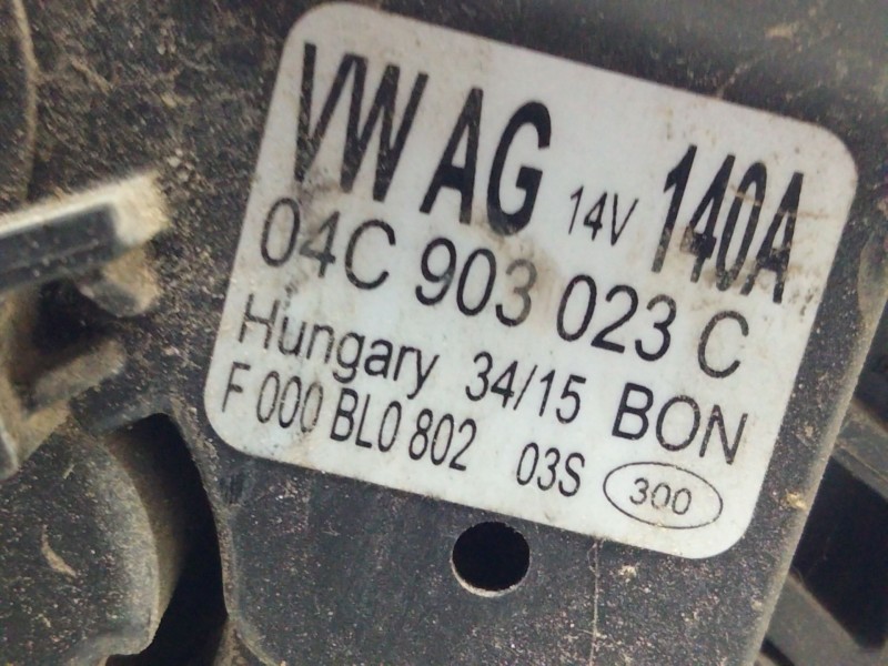 Recambio de alternador para volkswagen polo (6c1) fresh referencia OEM IAM 04C903023C  