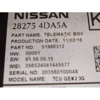 Recambio de unidad control para nissan leaf (ze0) electric referencia OEM IAM 282754DA5A  