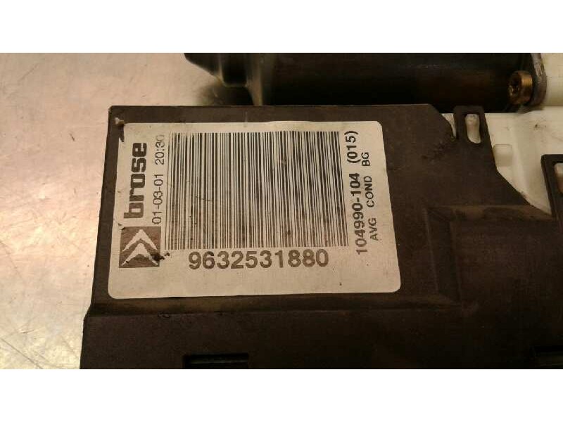 Recambio de motor elevalunas delantero izquierdo para citroen c5 berlina 2.0 hdi sx referencia OEM IAM 9632531880  