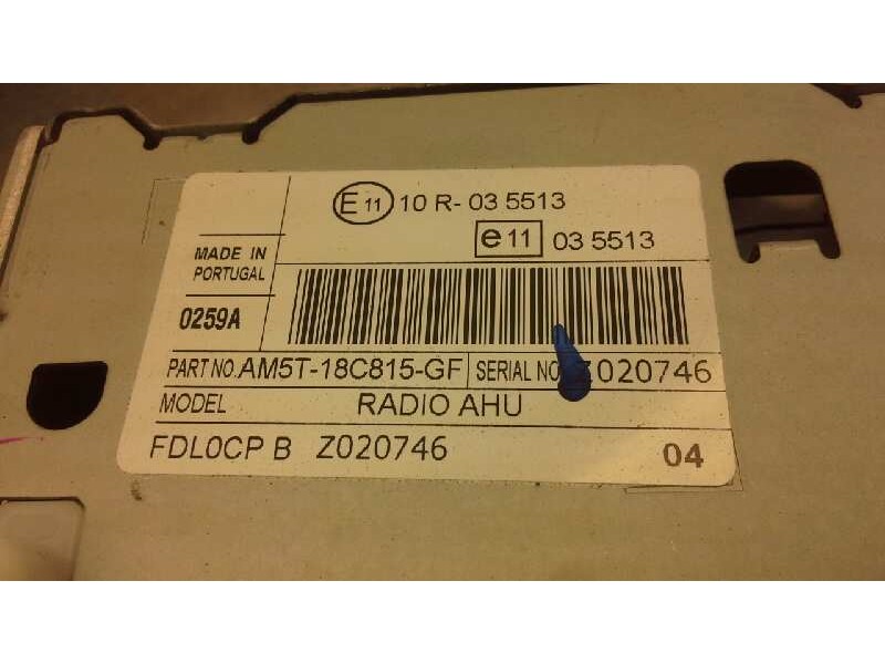 Recambio de sistema audio / radio cd para ford c-max edition referencia OEM IAM AM5T18C515GF  