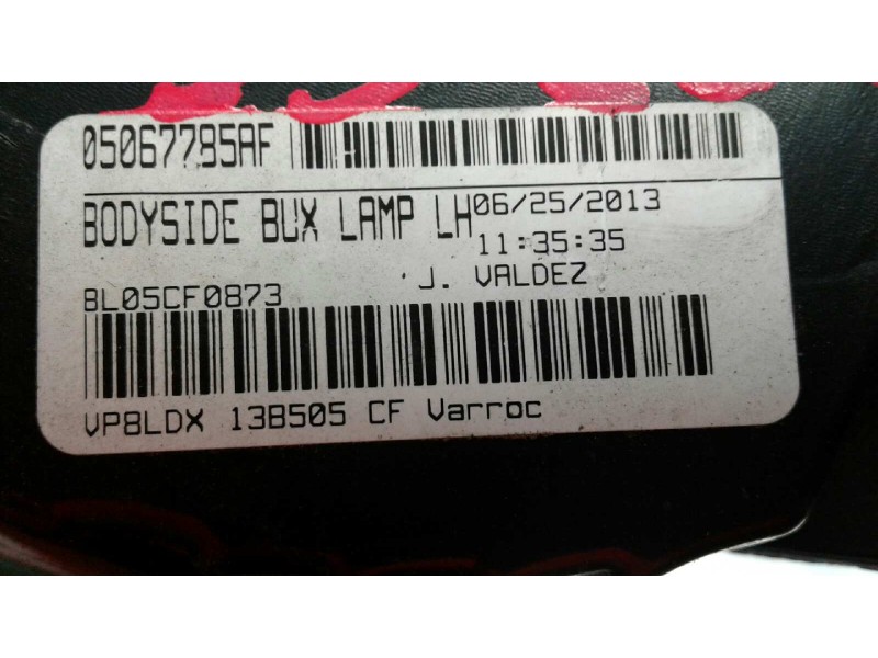 Recambio de piloto trasero izquierdo para dodge journey sxt referencia OEM IAM   