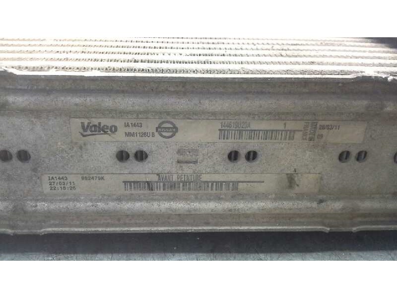 Recambio de intercooler para nissan nv 200 (m20) kombi comfort referencia OEM IAM 144619U20A  