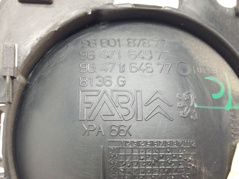 Recambio de maneta interior trasera izquierda para citroen c3 1.4 referencia OEM IAM 9680187877  