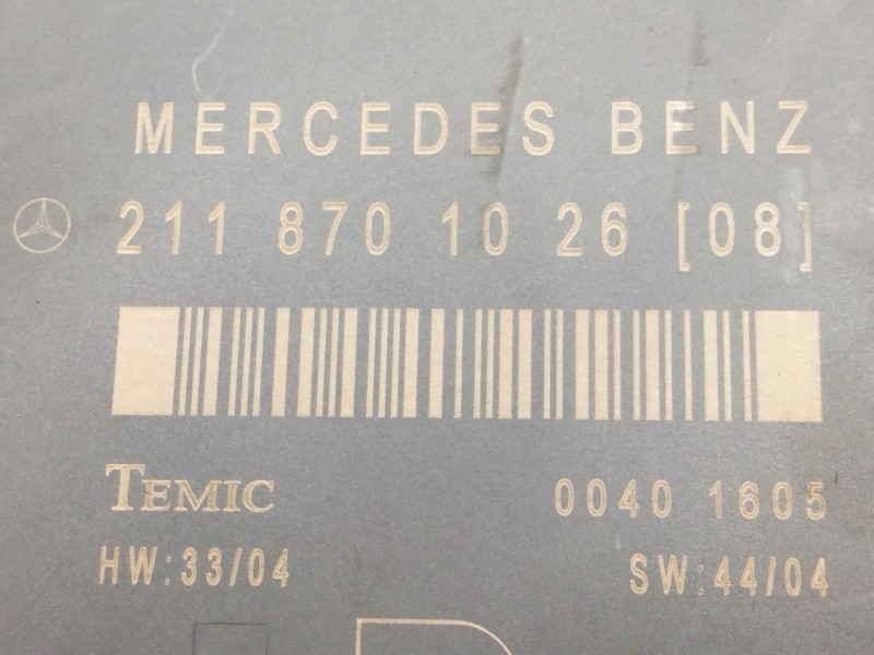 Recambio de centralita cierre para mercedes clase e (w211) berlina e 320 cdi (211.022) referencia OEM IAM 2118701026  