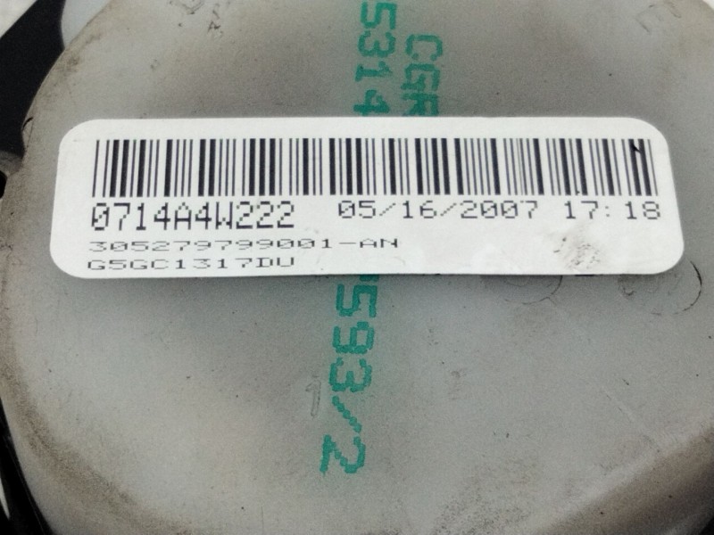 Recambio de cinturon seguridad trasero izquierdo para bmw serie 3 berlina (e90) 3.0 turbodiesel cat referencia OEM IAM 072A4W222