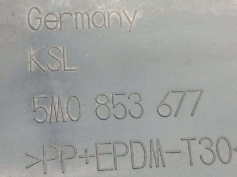 Recambio de rejilla paragolpes delantero para volkswagen golf plus (5m1) 2.0 tdi referencia OEM IAM 5M0853677  