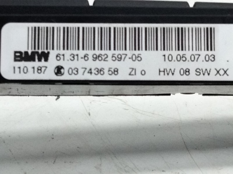 Recambio de interuuptor de calefaccion asientos para bmw serie 3 berlina (e90) 3.0 turbodiesel cat referencia OEM IAM 696259705 