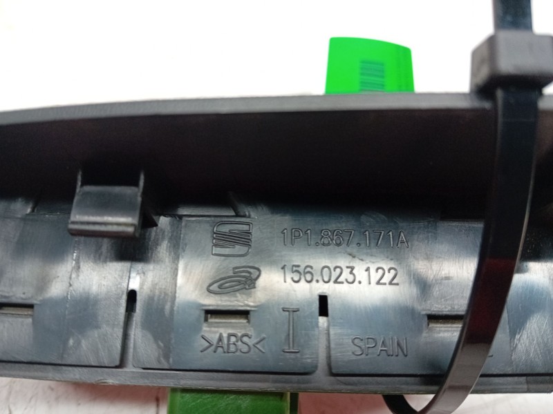 Recambio de mando elevalunas delantero izquierdo para seat leon (1p1) reference referencia OEM IAM 1P186717A  
