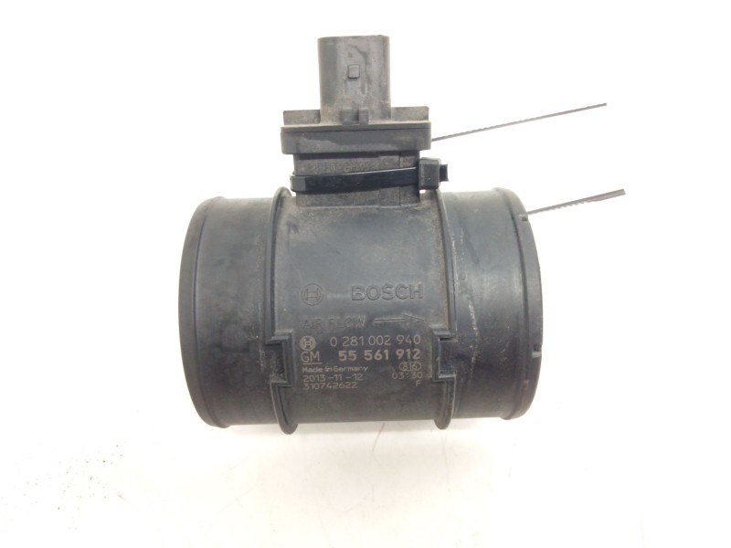 Recambio de caudalimetro para opel corsa d 1.3 16v cdti referencia OEM IAM 55561912 0281002940 
