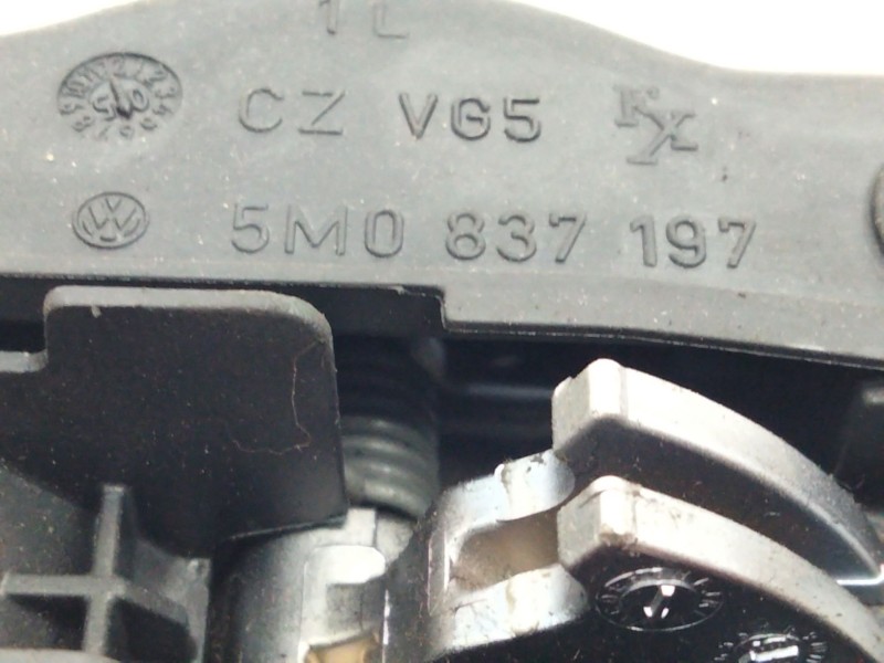 Recambio de maneta interior trasera izquierda para volkswagen golf plus (5m1) 2.0 tdi referencia OEM IAM 5M0837197  