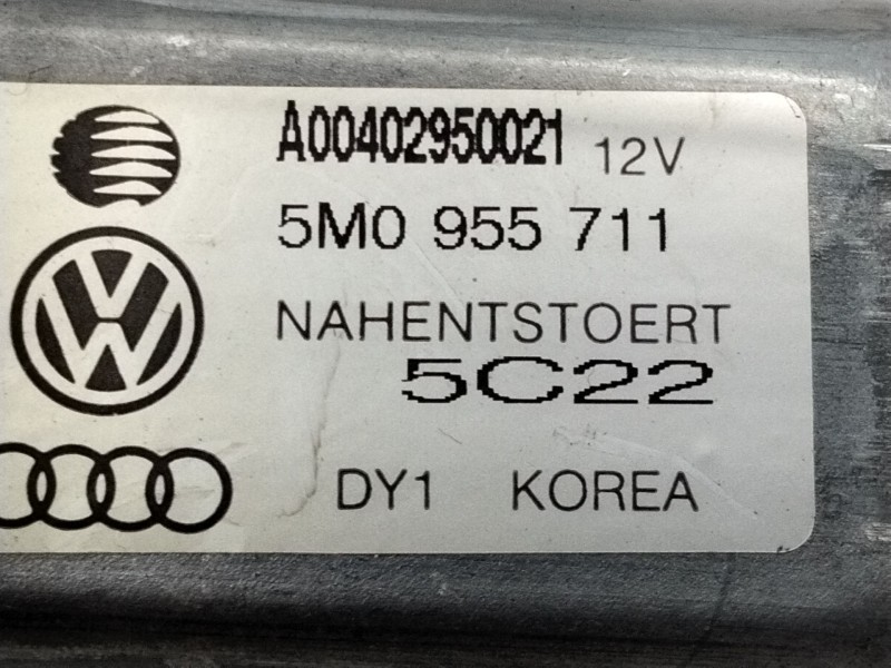 Recambio de motor limpia trasero para volkswagen golf plus (5m1) 2.0 tdi referencia OEM IAM 5M0955711  