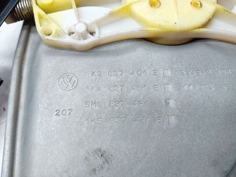 Recambio de elevalunas delantero izquierdo para volkswagen golf plus (5m1) 2.0 tdi referencia OEM IAM 1K4837461B  
