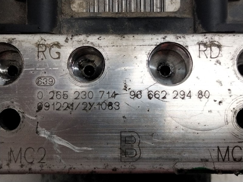 Recambio de abs para peugeot 308 sw premium referencia OEM IAM 9666229480 0265230714 