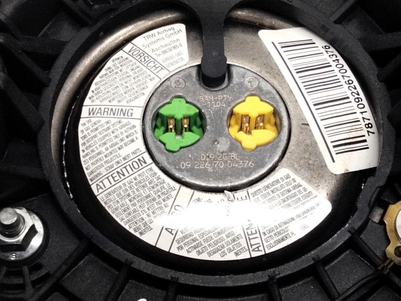 Recambio de airbag delantero izquierdo para fiat punto (evo) (199) dynamic referencia OEM IAM   