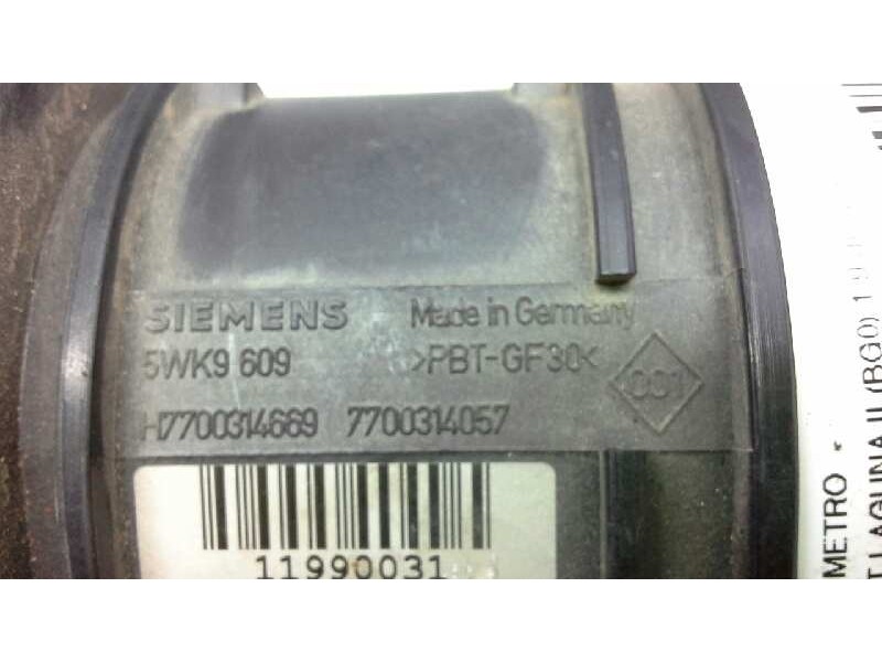 Recambio de caudalimetro para renault laguna ii (bg0) 1.9 dci diesel referencia OEM IAM 7700314057 H7700314669 SIEMENS