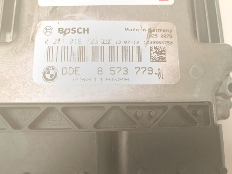 Recambio de centralita motor uce para bmw serie 3 gran turismo (f34) referencia OEM IAM 0281019723  