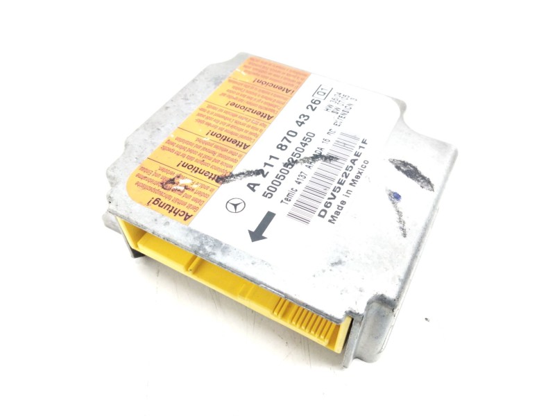 Recambio de centralita airbag para mercedes clase e (w211) berlina e 320 cdi (211.022) referencia OEM IAM A2118704326  