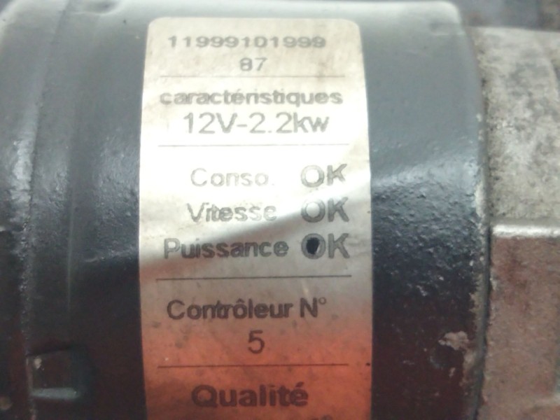 Recambio de motor arranque para nissan qashqai+2 (jj10) 2.0 dci turbodiesel cat referencia OEM IAM   