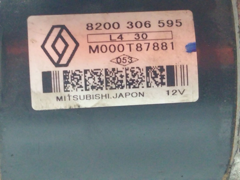 Recambio de motor arranque para renault megane ii berlina 5p 1.5 dci diesel referencia OEM IAM 8200306595  
