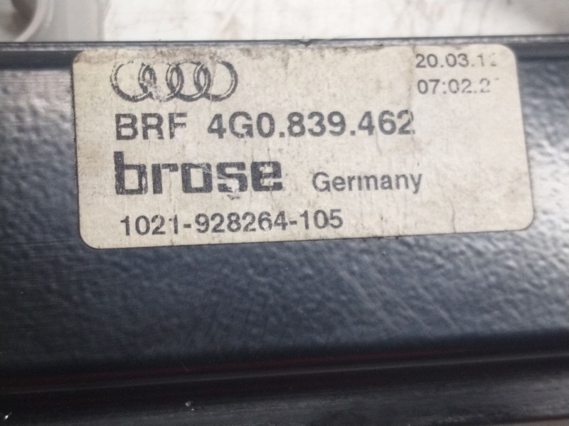 Recambio de elevalunas trasero derecho para audi a6 lim. (4g2) referencia OEM IAM 4G0849462  