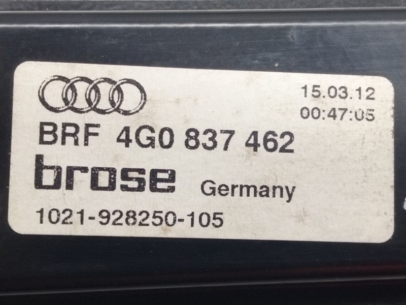 Recambio de elevalunas delantero derecho para audi a6 lim. (4g2) referencia OEM IAM 4G0837462  
