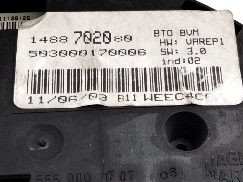 Recambio de pantalla multifuncion para fiat ulysse (121) 2.0 jtd cat referencia OEM IAM 1488702080  