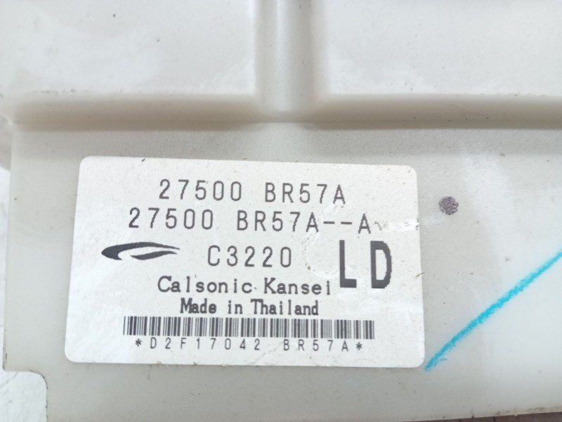 Recambio de mando calefaccion / aire acondicionado para nissan qashqai (j10) tekna referencia OEM IAM 27500BR57A  