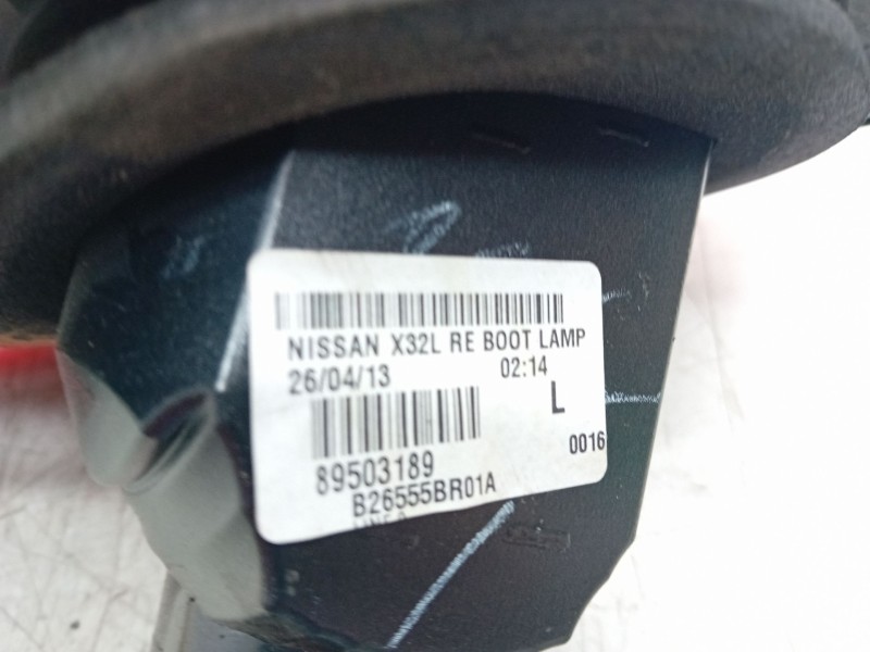 Recambio de piloto trasero izquierdo porton para nissan qashqai (j10) tekna referencia OEM IAM 89503189  