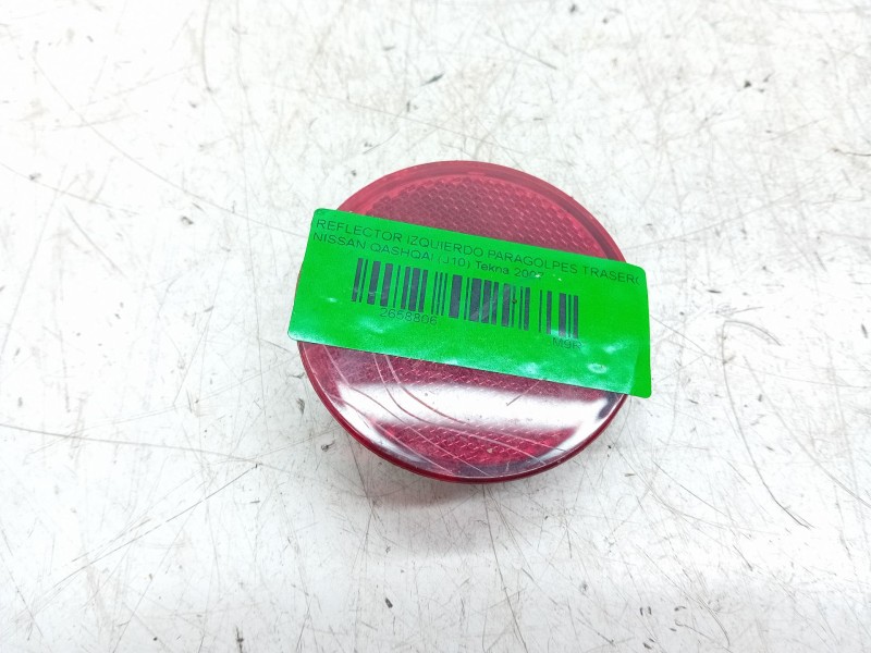 Recambio de reflector izquierdo paragolpes trasero para nissan qashqai (j10) tekna referencia OEM IAM   