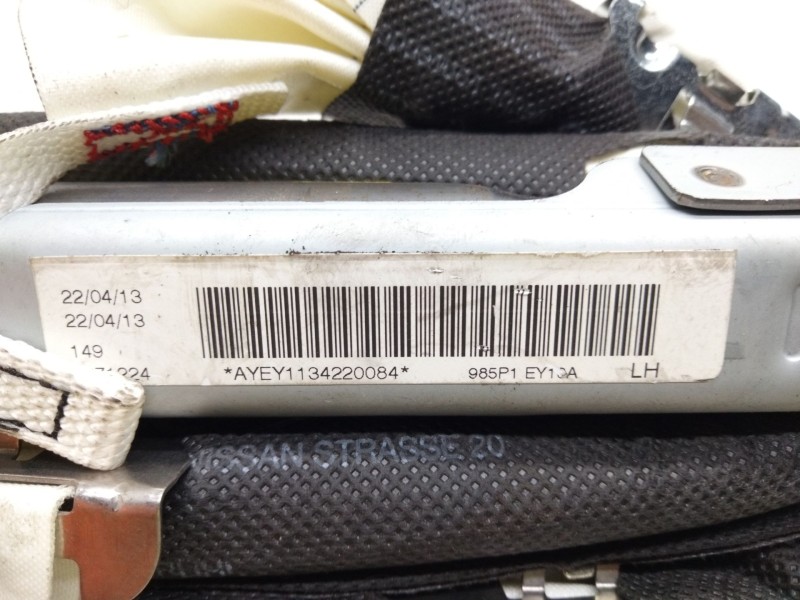 Recambio de airbag lateral izquierdo para nissan qashqai (j10) tekna referencia OEM IAM AYEY1134220084  