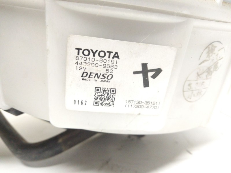 Recambio de calefaccion entera normal para toyota land cruiser (j12) 3.0 turbodiesel referencia OEM IAM 8705060171 4432102792 