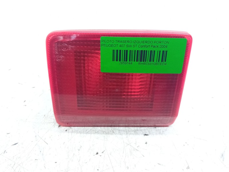 Recambio de piloto trasero izquierdo porton para peugeot 407 sw st confort pack referencia OEM IAM 9646507480  