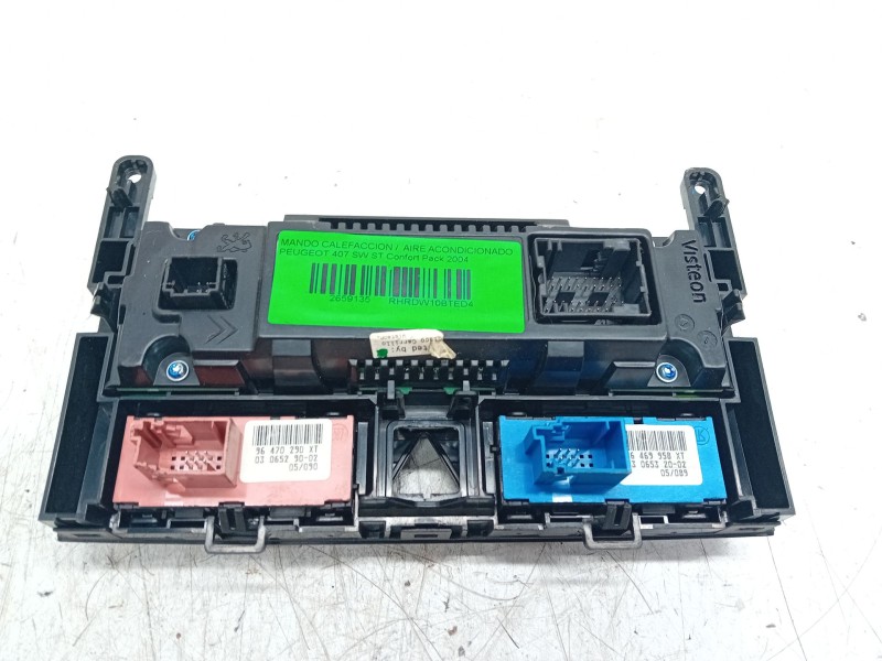 Recambio de mando calefaccion / aire acondicionado para peugeot 407 sw st confort pack referencia OEM IAM 96573322  
