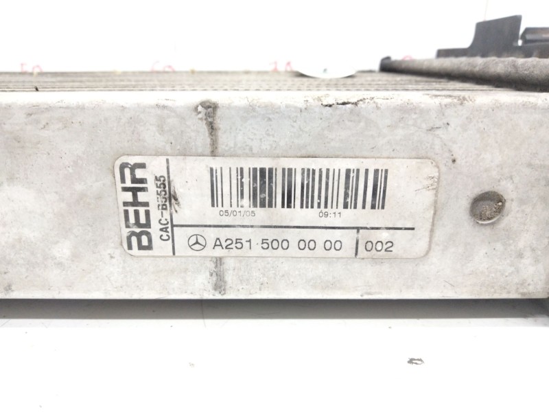 Recambio de intercooler para mercedes clase m (w164) 3.0 cdi cat referencia OEM IAM A2515000000  