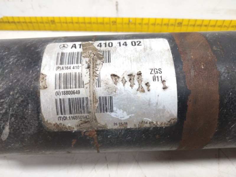 Recambio de transmision central para mercedes clase m (w164) 3.0 cdi cat referencia OEM IAM A2034110015  