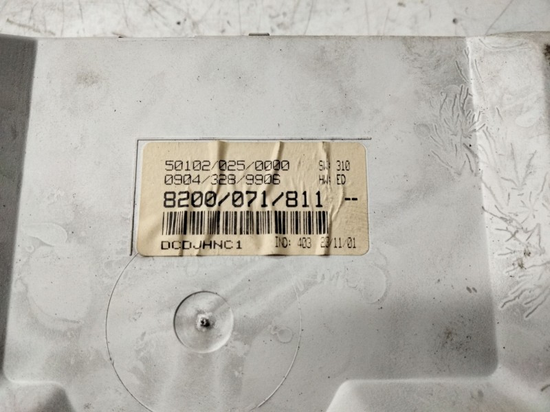 Recambio de cuadro instrumentos para renault scenic (ja..) 1.9 dci century referencia OEM IAM 8200071811  