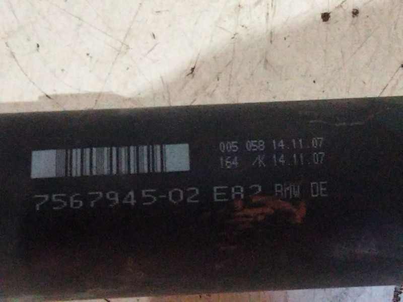 Recambio de transmision central para bmw serie 1 coupe (e82) referencia OEM IAM 756794502  