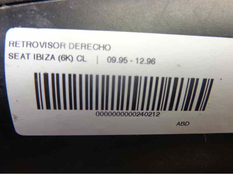 Recambio de retrovisor derecho para seat ibiza (6k) cl referencia OEM IAM   