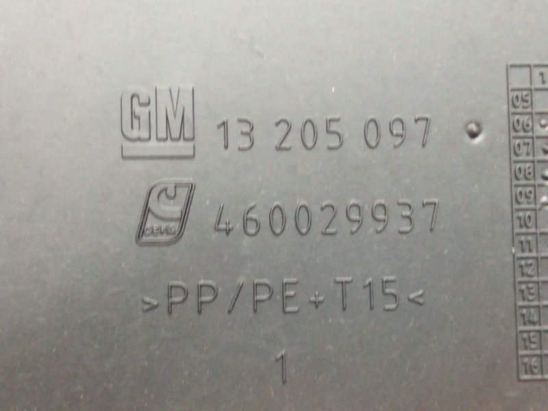 Recambio de guantera para opel corsa d 1.3 16v cdti referencia OEM IAM 13205097  