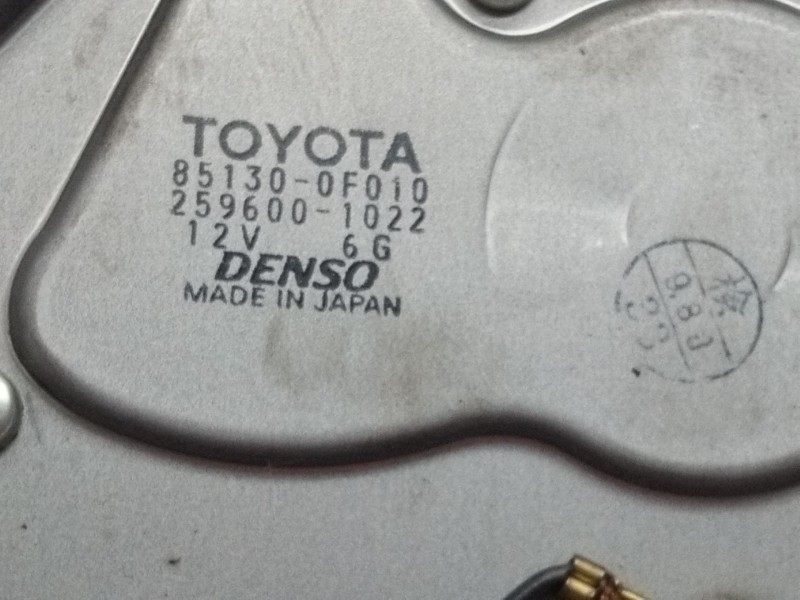 Recambio de motor limpia trasero para toyota corolla verso (r1) 1.8 16v cat referencia OEM IAM 851300F010  