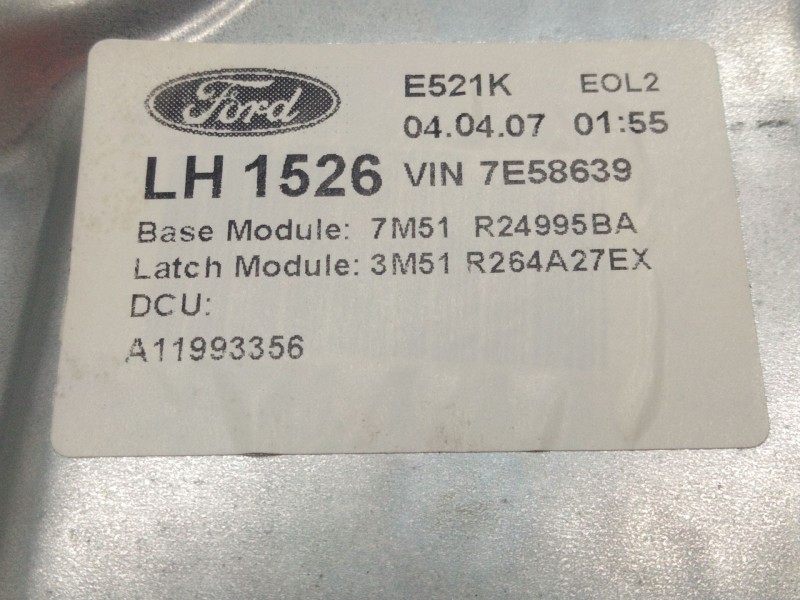 Recambio de elevalunas trasero izquierdo para ford c-max (cb3) 1.6 tdci cat referencia OEM IAM 7M51R24995BA  