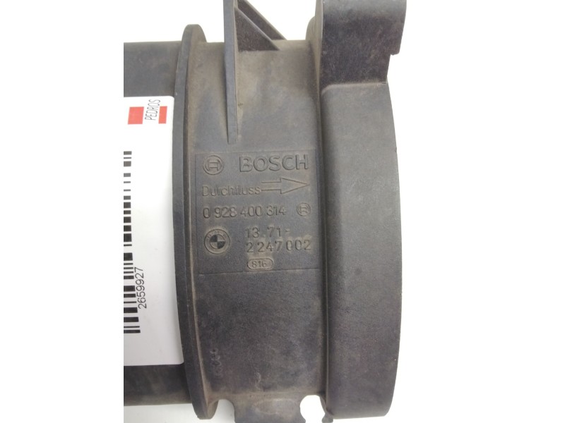 Recambio de caudalimetro para bmw serie 3 berlina (e46) referencia OEM IAM 0928400314 13712247002 