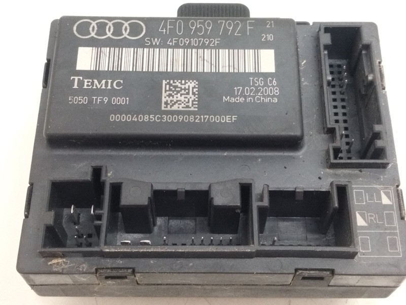 Recambio de modulo control puerta para audi a6 avant (4f5) 2.8 fsi referencia OEM IAM 4F0959792F  