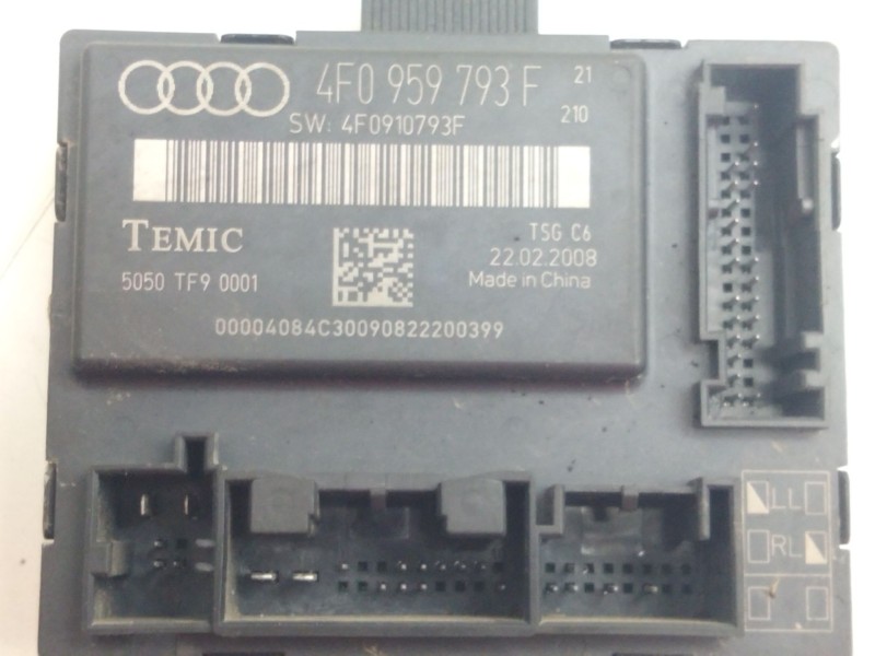 Recambio de modulo control puerta para audi a6 avant (4f5) 2.8 fsi referencia OEM IAM 4F0959793F  