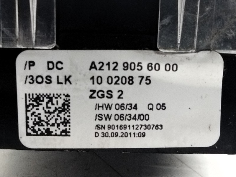 Recambio de maneta elevalunas delantera izquierda para mercedes clase e (w212) lim. referencia OEM IAM A2129056000  