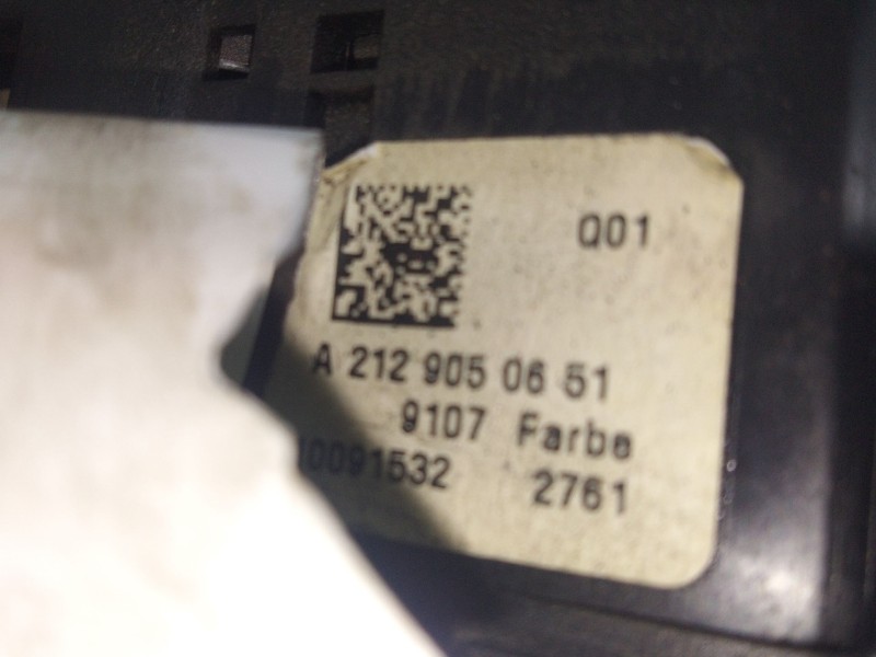 Recambio de mando luces para mercedes clase e (w212) lim. referencia OEM IAM A2129050651  