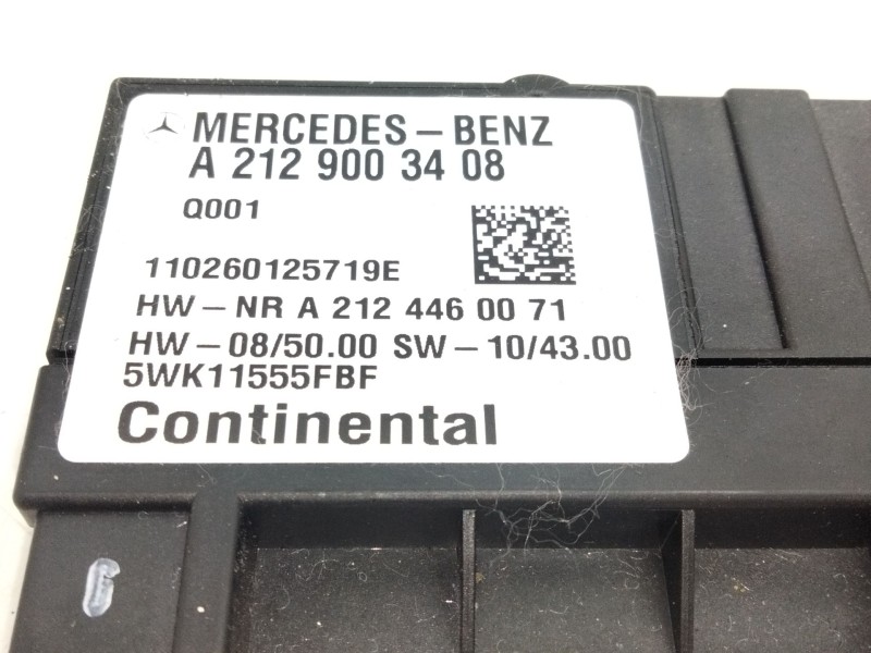 Recambio de modulo bomba combustible para mercedes-benz clase e (w212) lim. referencia OEM IAM A2129003408  